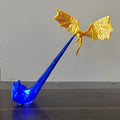 Drachen-Bücherstütze "Dragon Flame" – Bild 1 | LuxeStyle