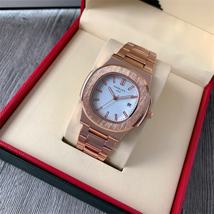 Herren-Quarzuhr im Nautilus-Stil – Bild 6 | LuxeStyle