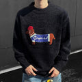 Freizeit-Pullover mit Dackel-Design – Bild 1 | LuxeStyle