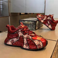 Mode-Sneaker mit Stickerei, dicksohlige Herrenschuhe