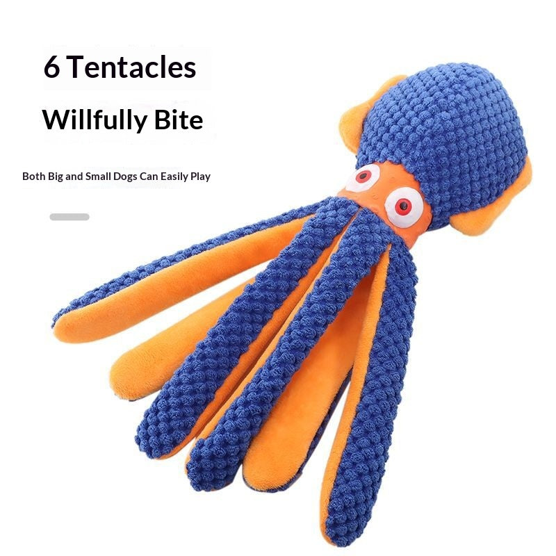 Oktopus-Kuscheltier mit Sound für Welpen