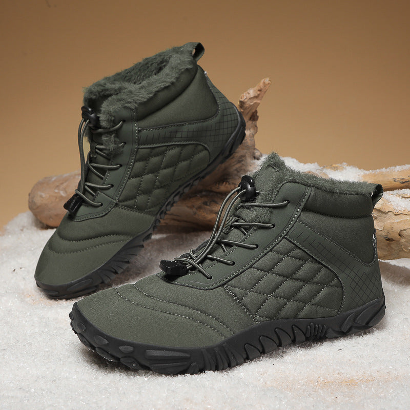 Winter-Baumwollschuhe aus Samt – Bild 9 | LuxeStyle