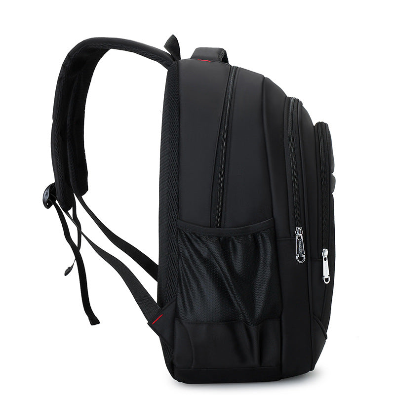 Schwarzer Outdoor-Reiserucksack, wasserdicht – Bild 6 | LuxeStyle