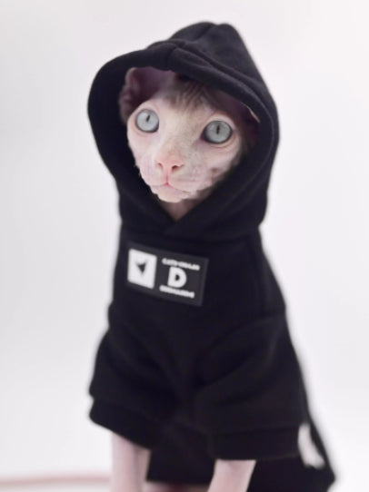 Fleece-gefütterter Winterpullover für Katzen – Bild 2 | LuxeStyle