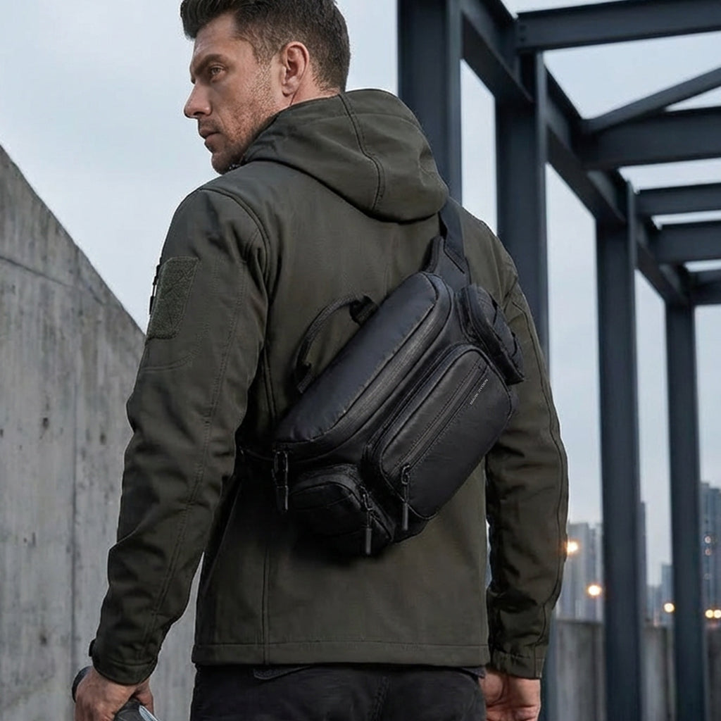 Motorrad Crossbody Bag Elite Schwarz