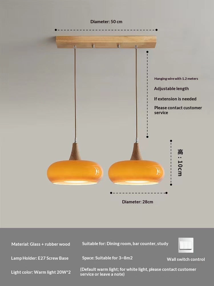 Retro Bauhaus Glaslampe