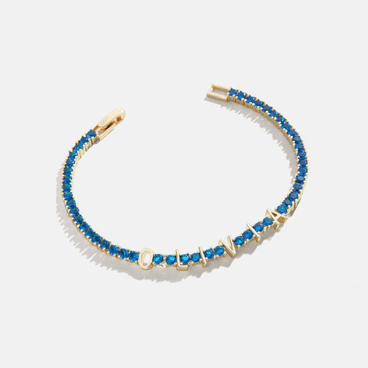 Zirkon-Diamant-Armband kreativ gefasst