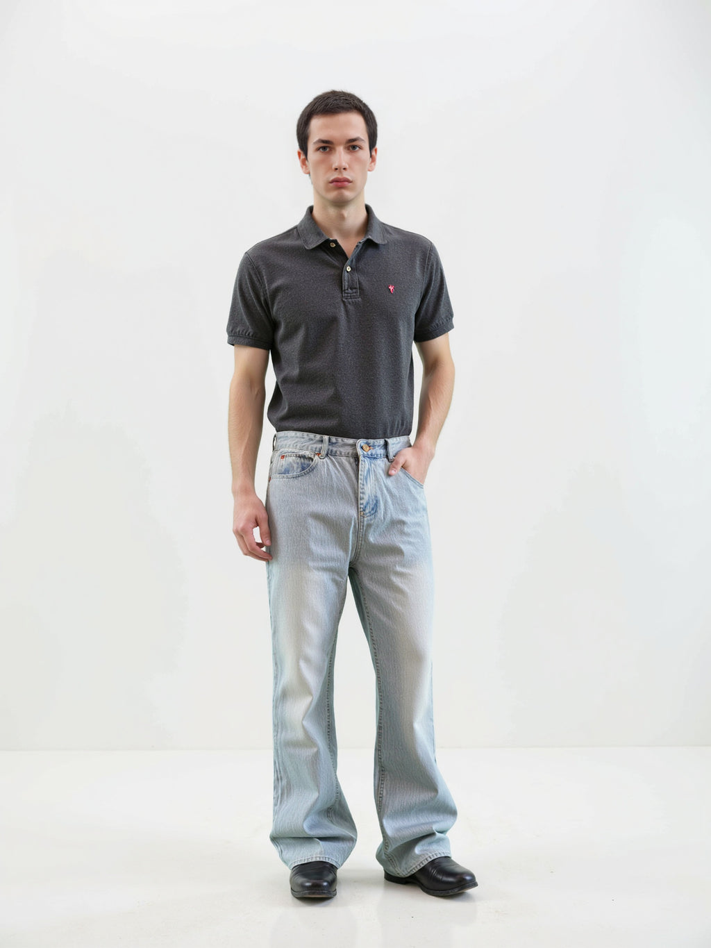 High Street Bootcut Jeans im Cleanfit