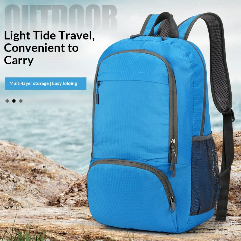 Faltbarer Wanderrucksack 20-35L – Ansicht 4