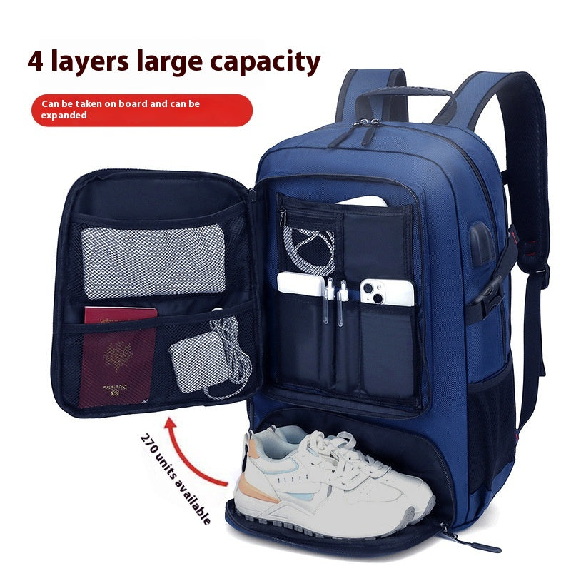 Wasserdichter Mountaineering Schulrucksack 56-75 l – Bild 4 | LuxeStyle