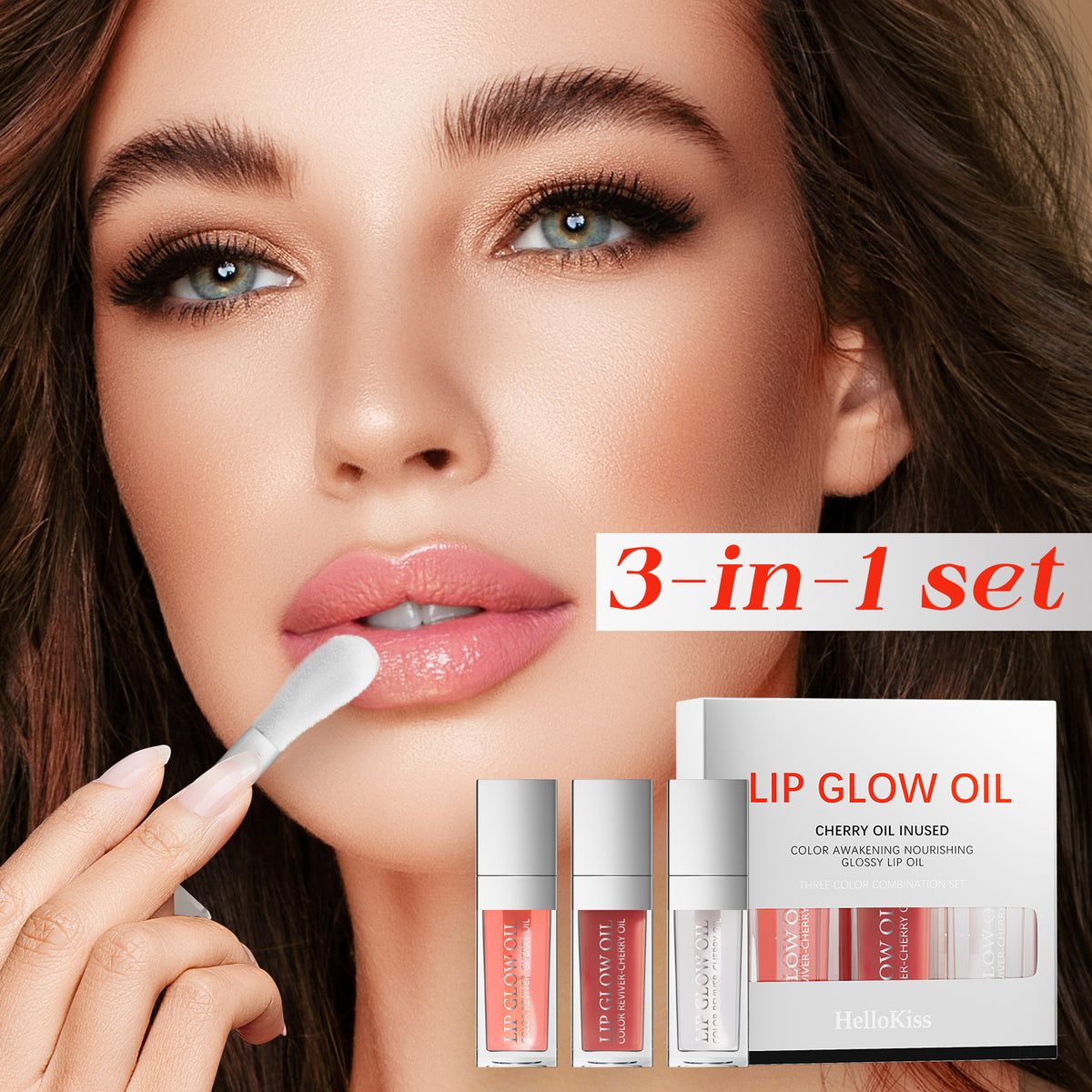 Lippenglanz-Set 3 Stück – Feuchtigkeit & Pflege · 3 Stück – Bild 6 | LuxeStyle