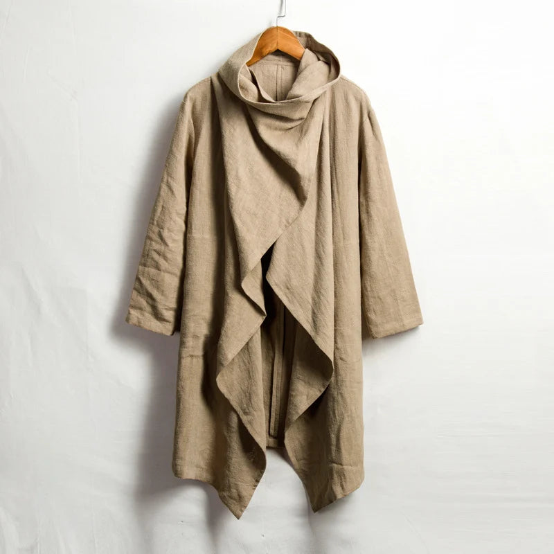 Leinen-Trenchcoat im Tang-Stil – Bild 3 | LuxeStyle