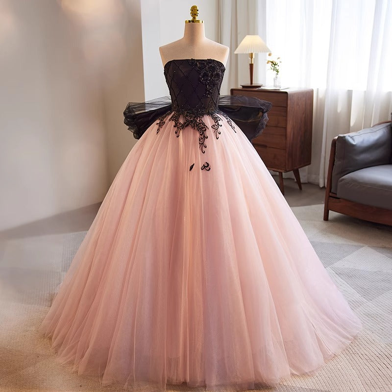Abendkleid mit hoher Taille und voluminösem Rock – Bild 7 | LuxeStyle