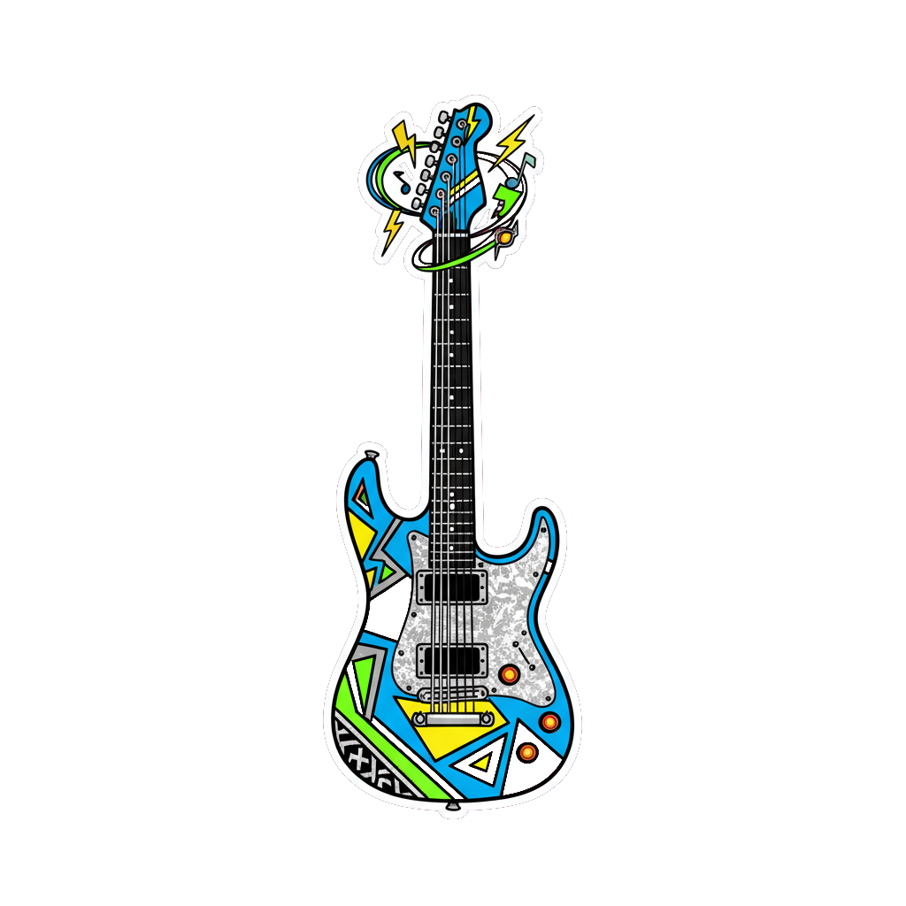 Sticker «Electric Guitar»