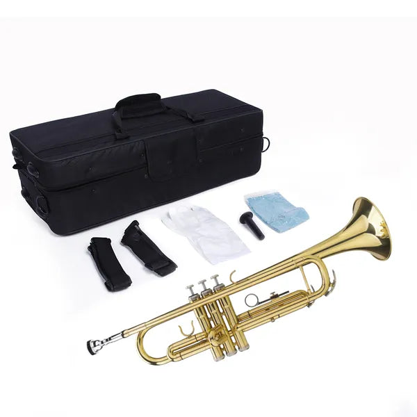 Trompeten-Handschuh-Set, Gold