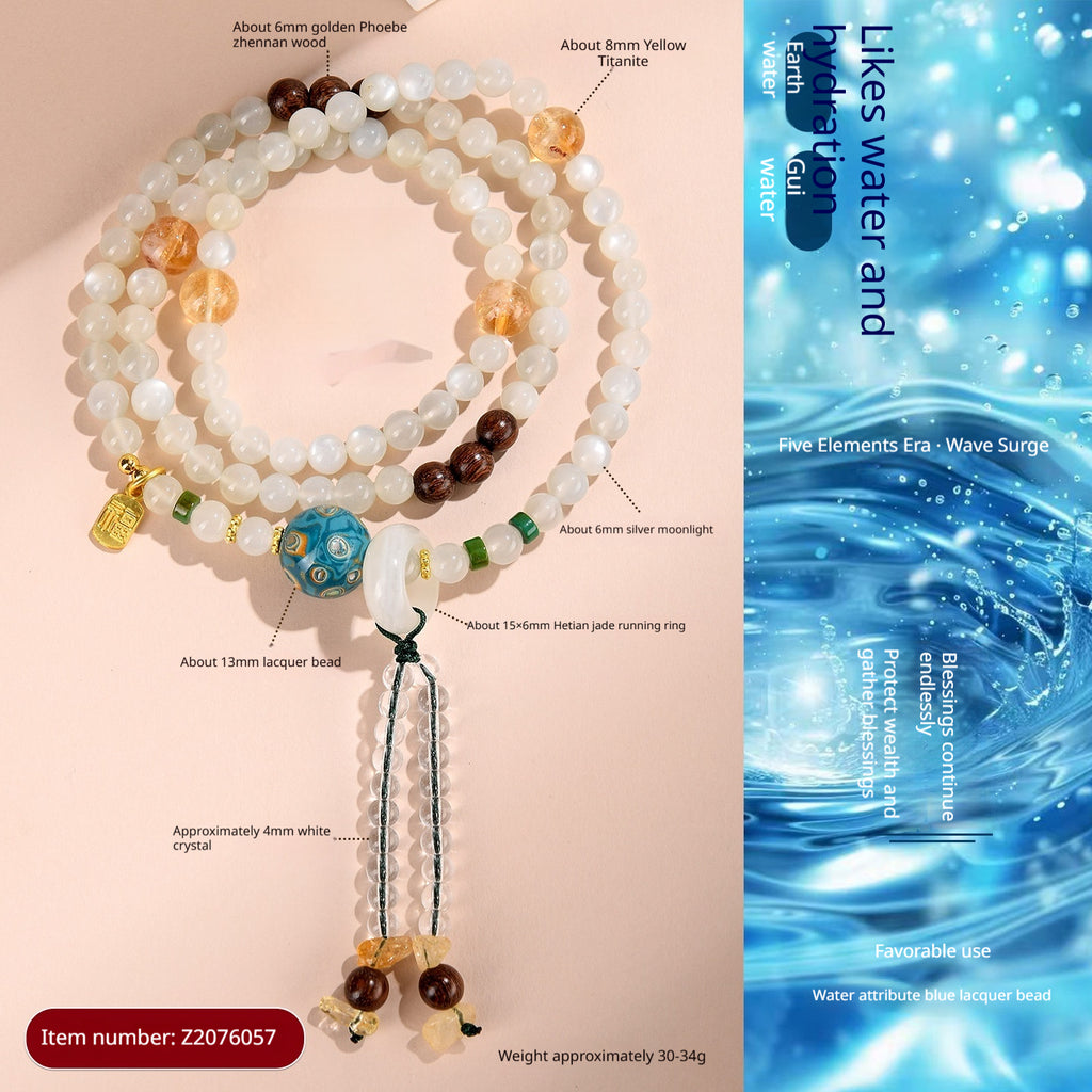 Armband und Halskette mit drei Kreisen