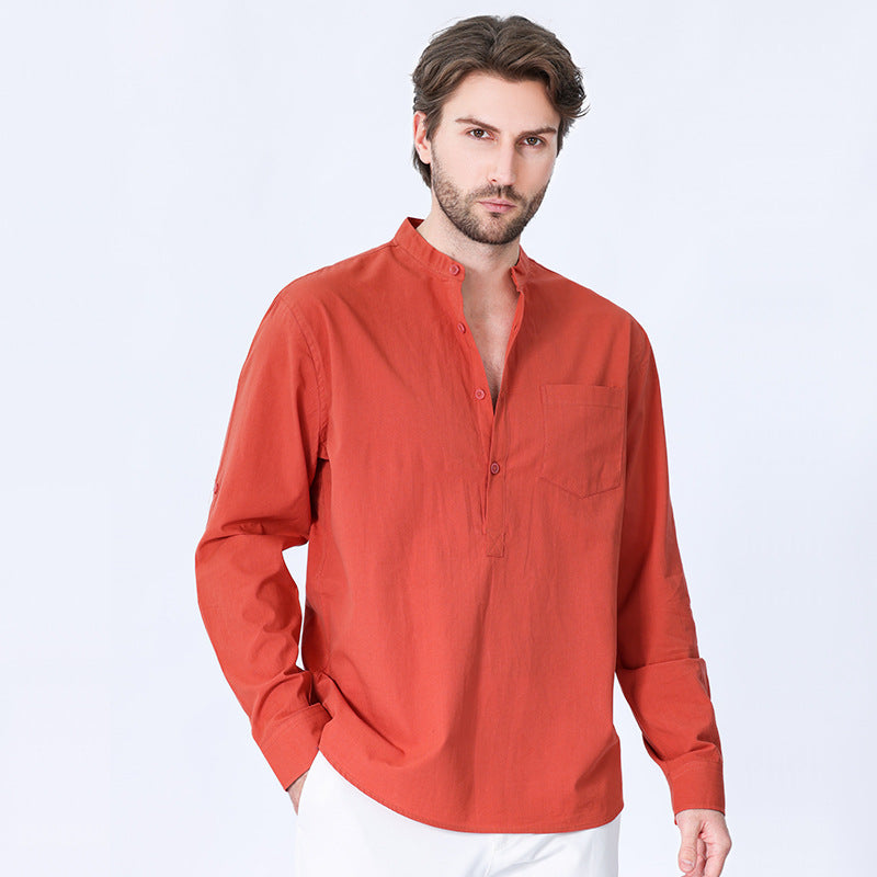 Herren Baumwollhemd – Lässiger Stil – Bild 16 | LuxeStyle