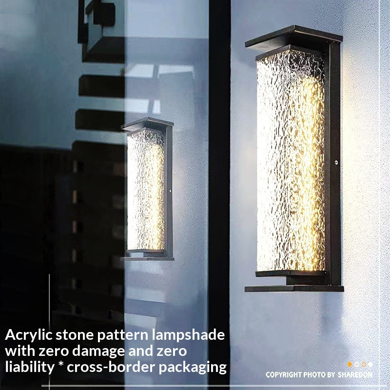 Solar-Wandlampe Outdoor wasserdicht