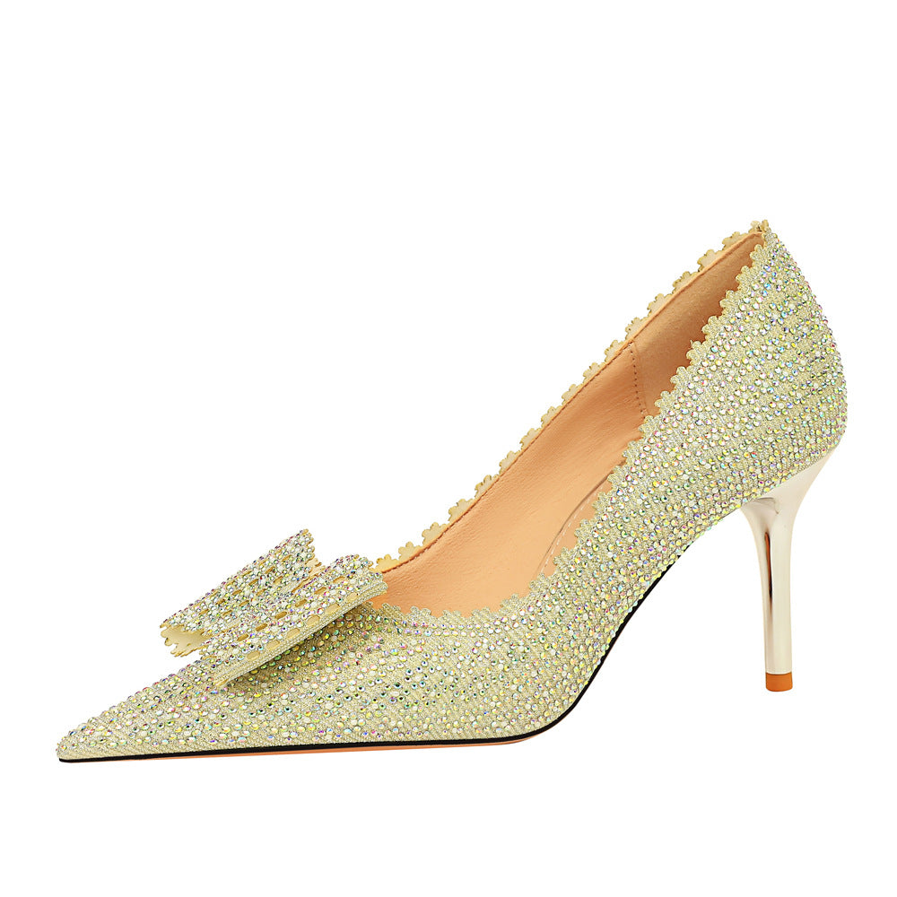 Elegante Pailletten-Sandalen mit Stiletto-Absatz – Bild 2 | LuxeStyle