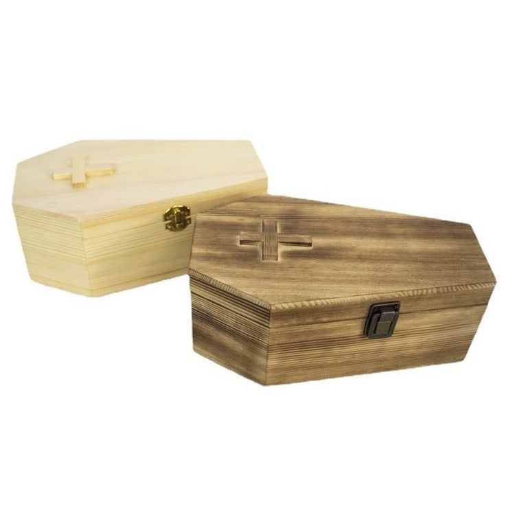 Urne für Tierasche – Kiefernholz mit Kreuz – Bild 5 | LuxeStyle