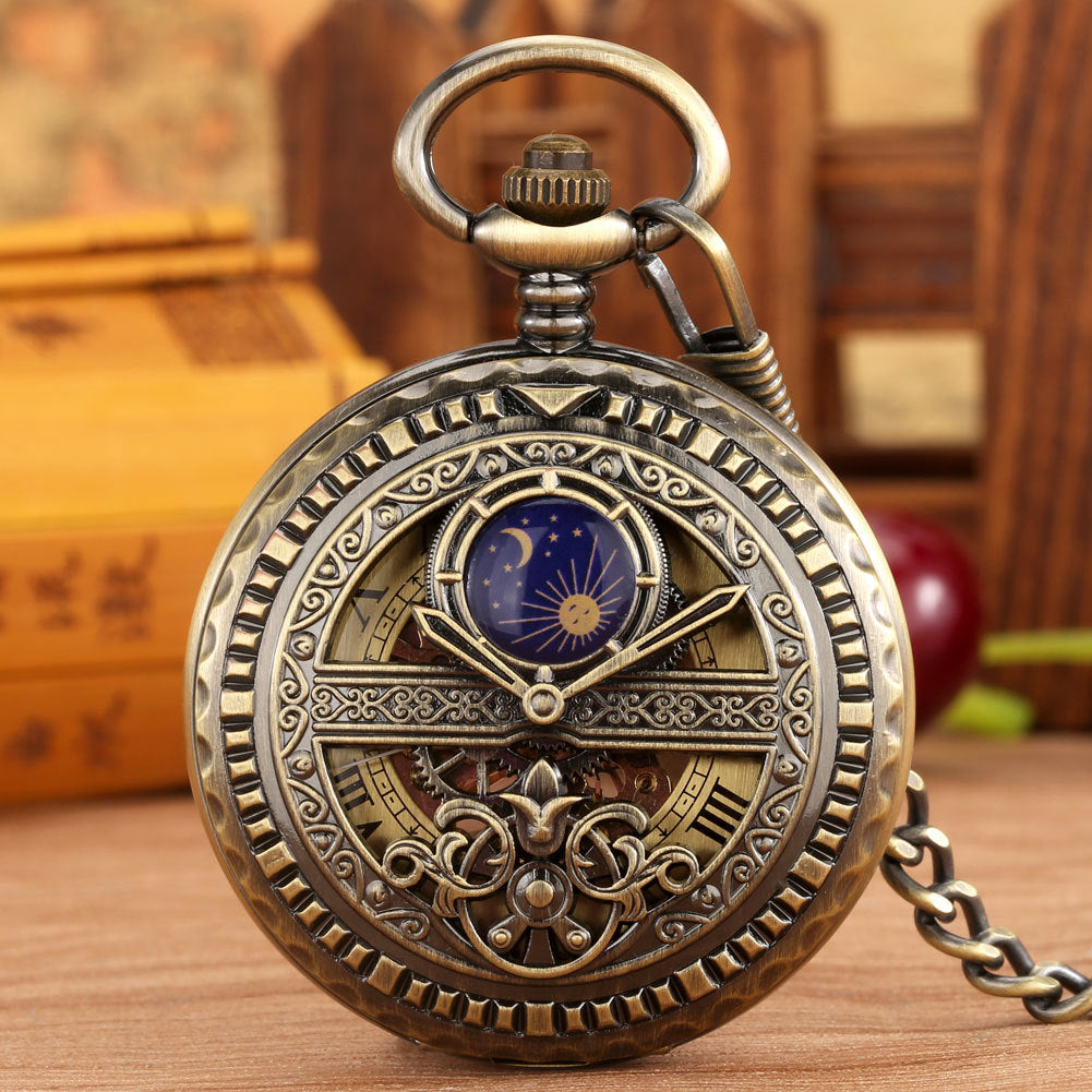 Mechanische Taschenuhr mit römischen Ziffern – Ref. CJ-2603220755131624500 – Ansicht 4