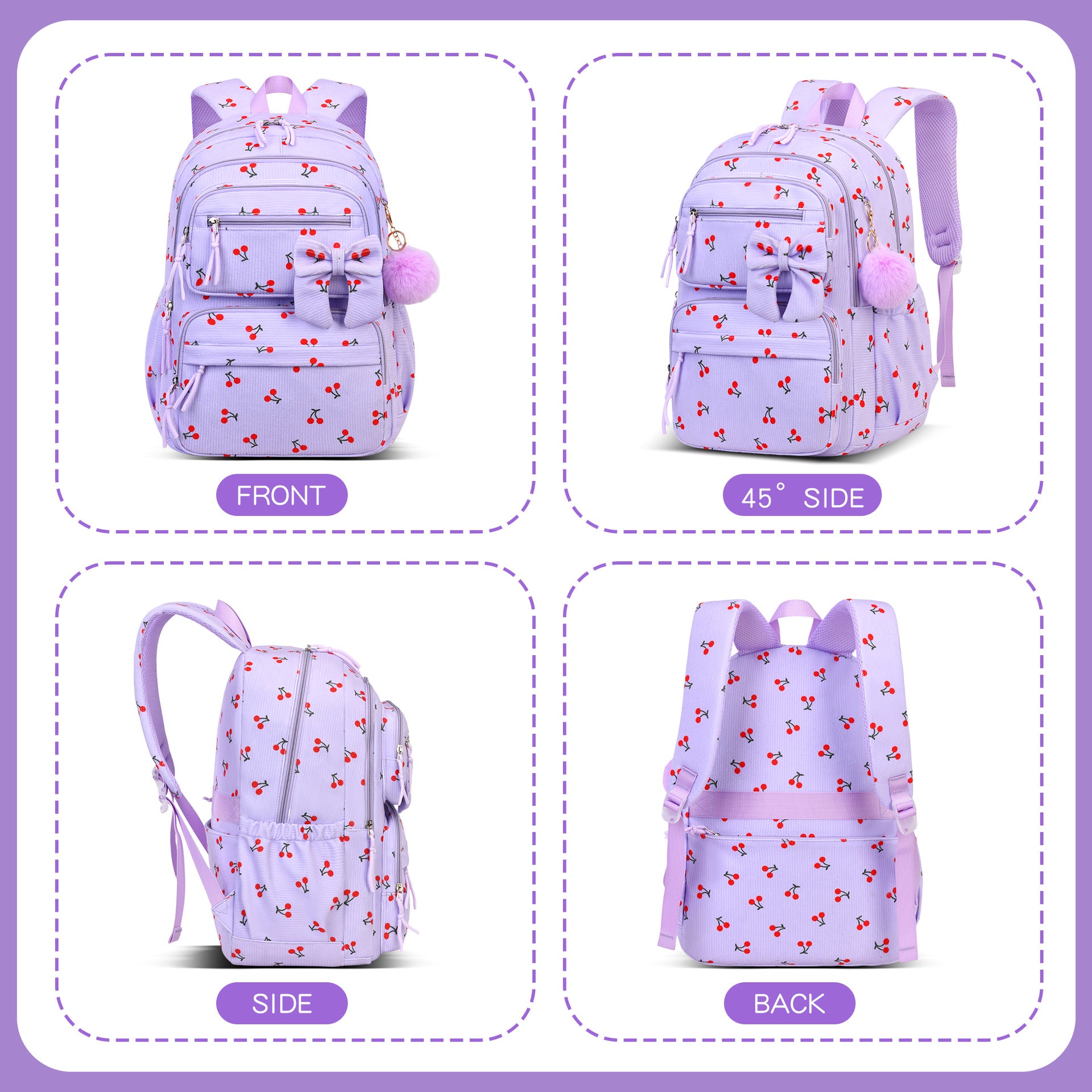 Corduroy-Rucksack-Set