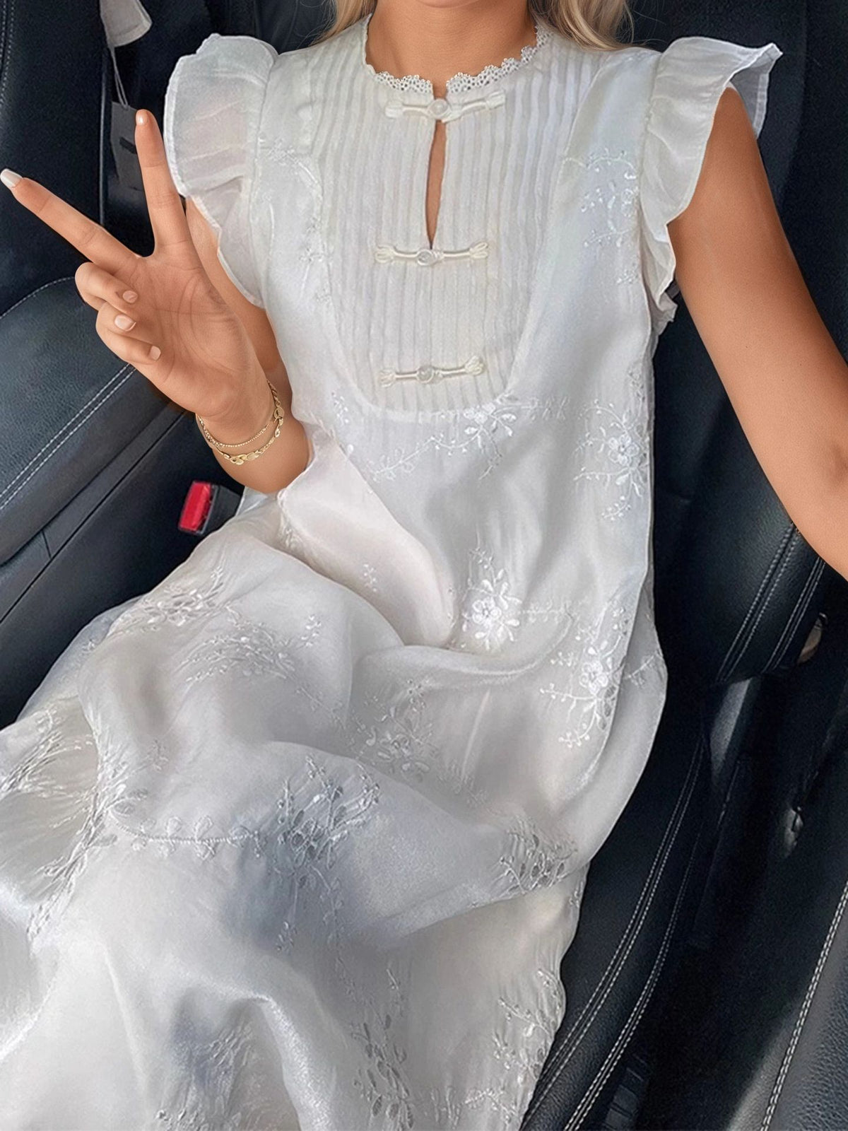 Chinesisches A-Linien Kleid – Bild 1 | LuxeStyle