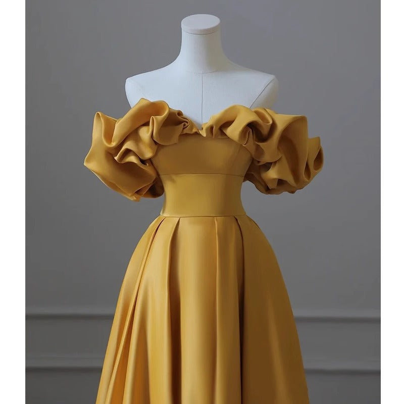 Abteilungsrock mit Off-Shoulder-Ausschnitt, Abendkleid – Bild 7 | LuxeStyle
