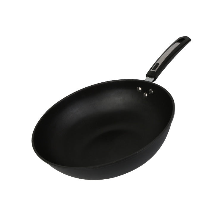 Feuerfester Wok aus Gusseisen