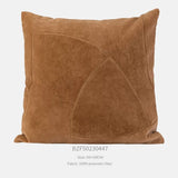 Farbe: Karamell-50 x 50 cm Kissenbezug