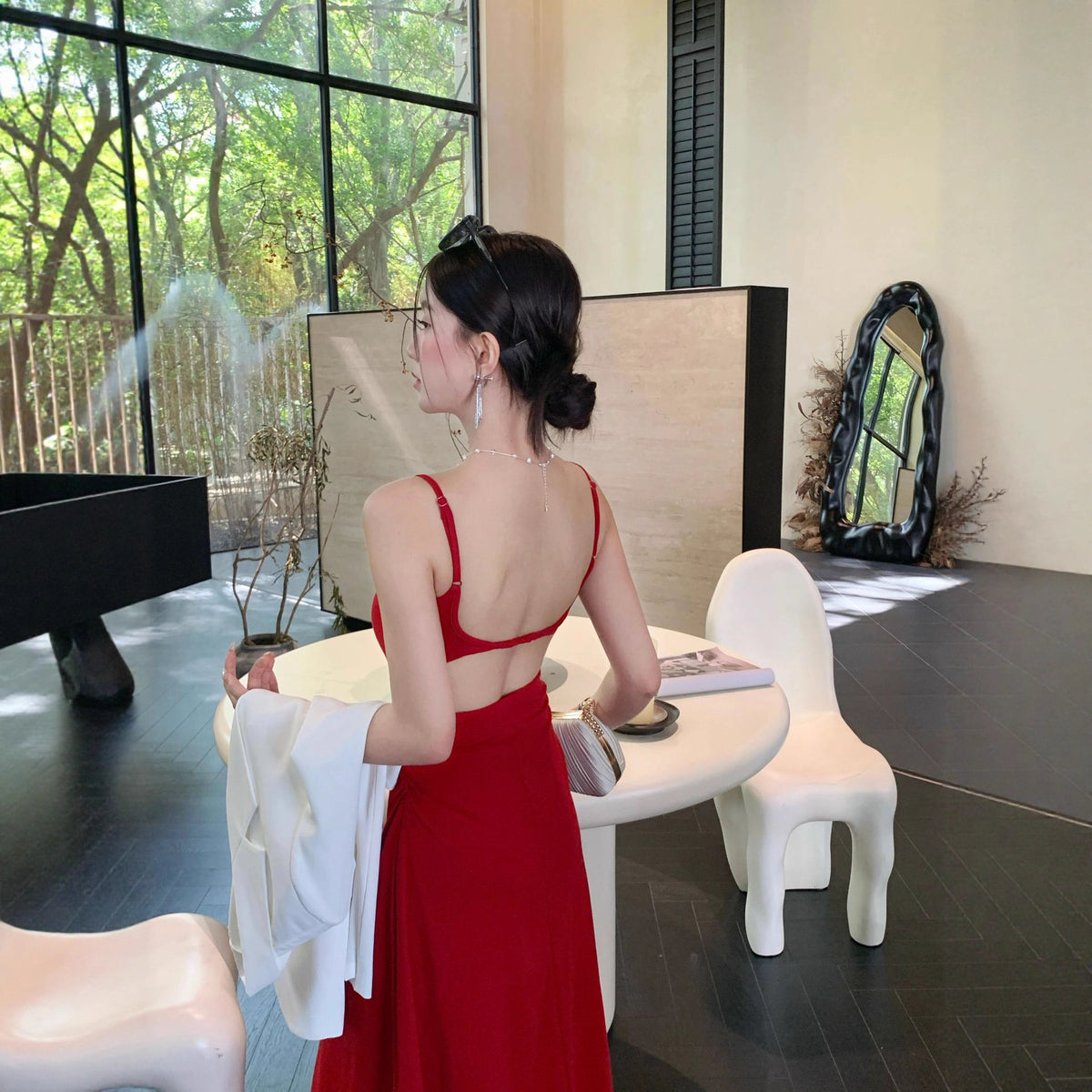 Sommerkleid mit Rückenschnürung – Bild 14 | LuxeStyle