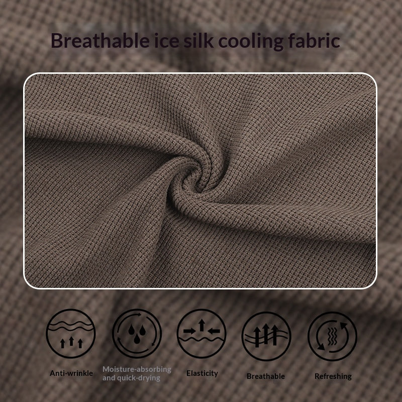 Leichter Poloshirt aus Ice Silk