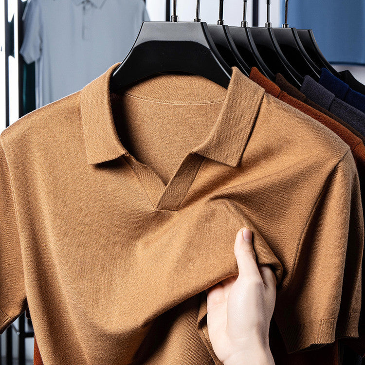 Vielseitiges dünnes Sport-Polohemd für Herren – Bild 2 | LuxeStyle