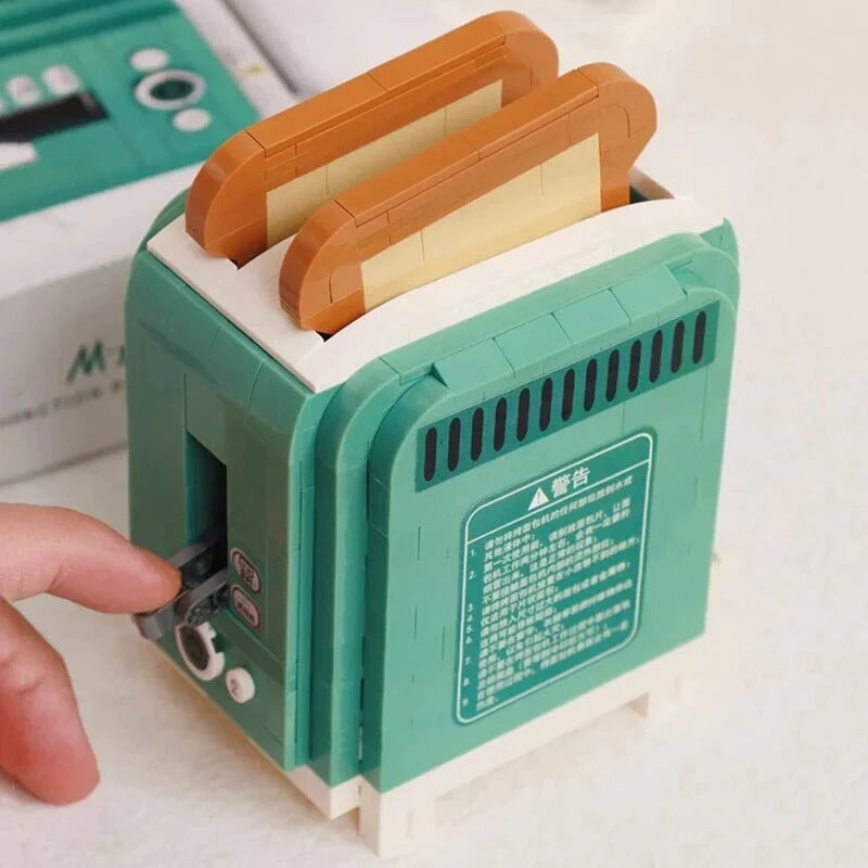 Mini Retro Kaffeemaschine Bausteine – Bild 5 | LuxeStyle