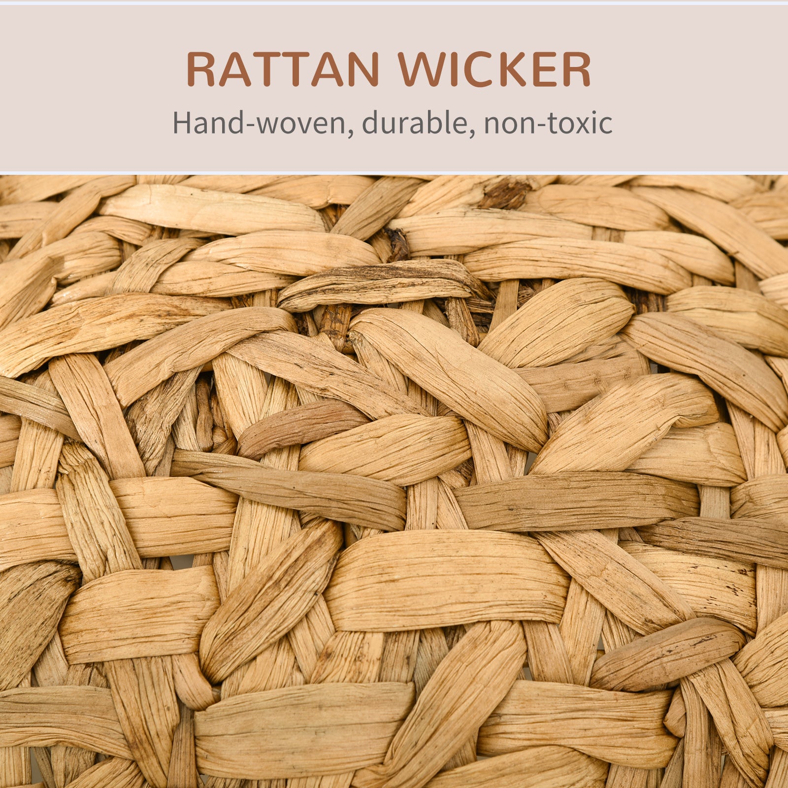 Kätzchen-Häuschen Rattan-Kissen