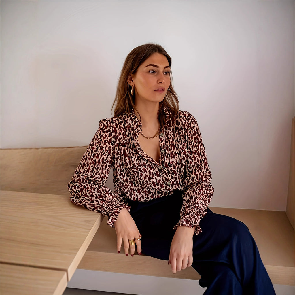 Leopard-Print-Hemd – Bild 1 | LuxeStyle