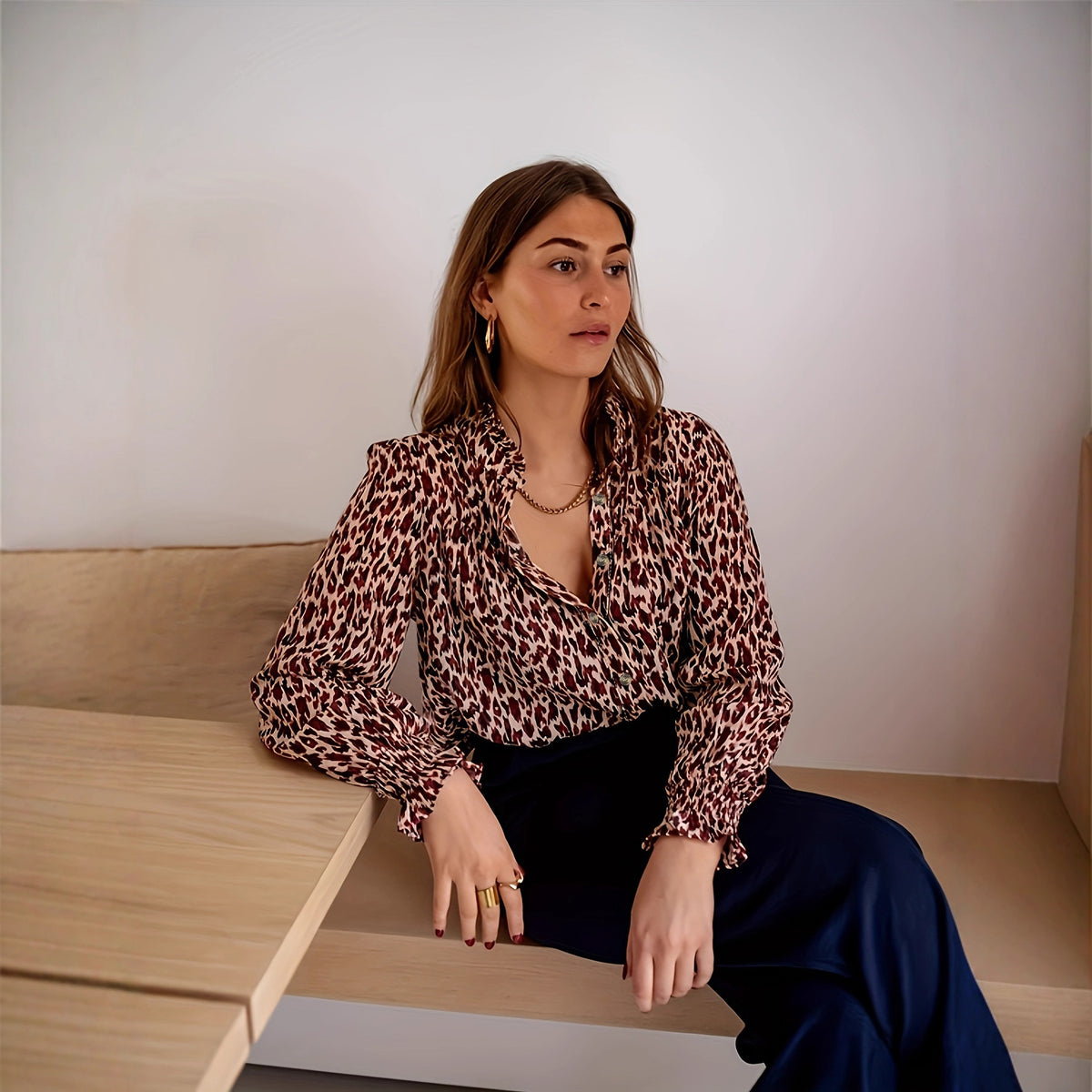 Leopard-Print-Hemd – Bild 1 | LuxeStyle