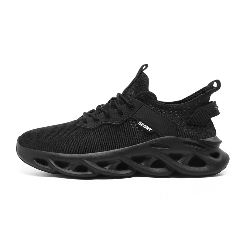 Sneaker mit Mesh-Obermaterial, flache Sohle – Bild 5 | LuxeStyle