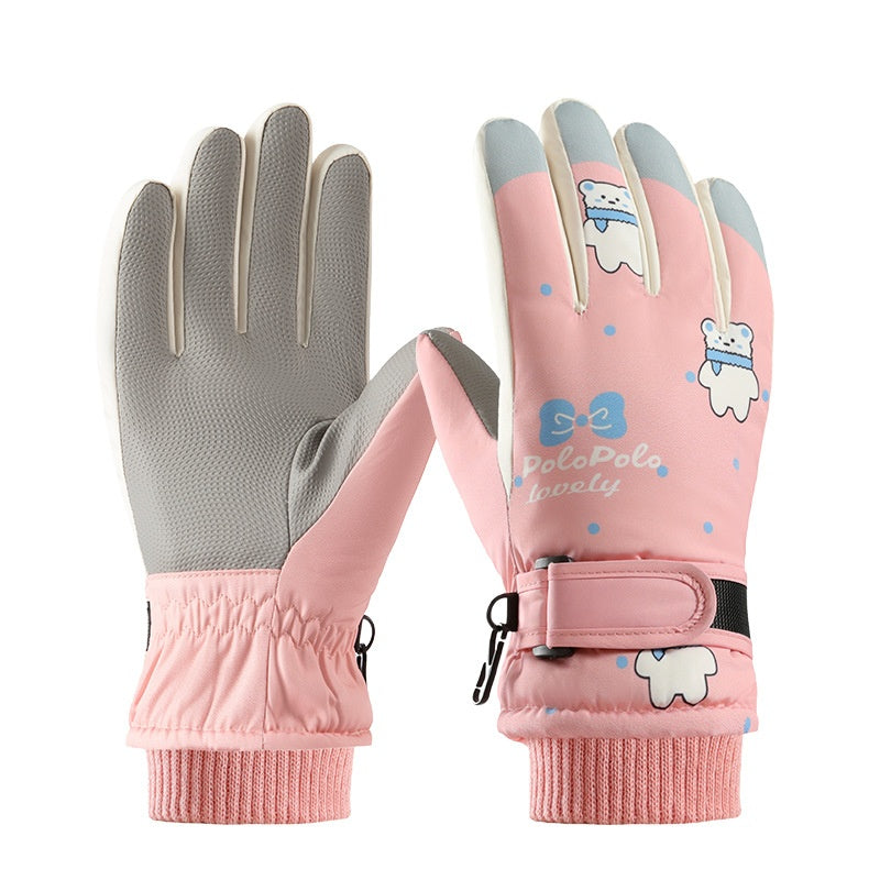 Fleece-gefütterte Kinder-Handschuhe – Bild 1 | LuxeStyle