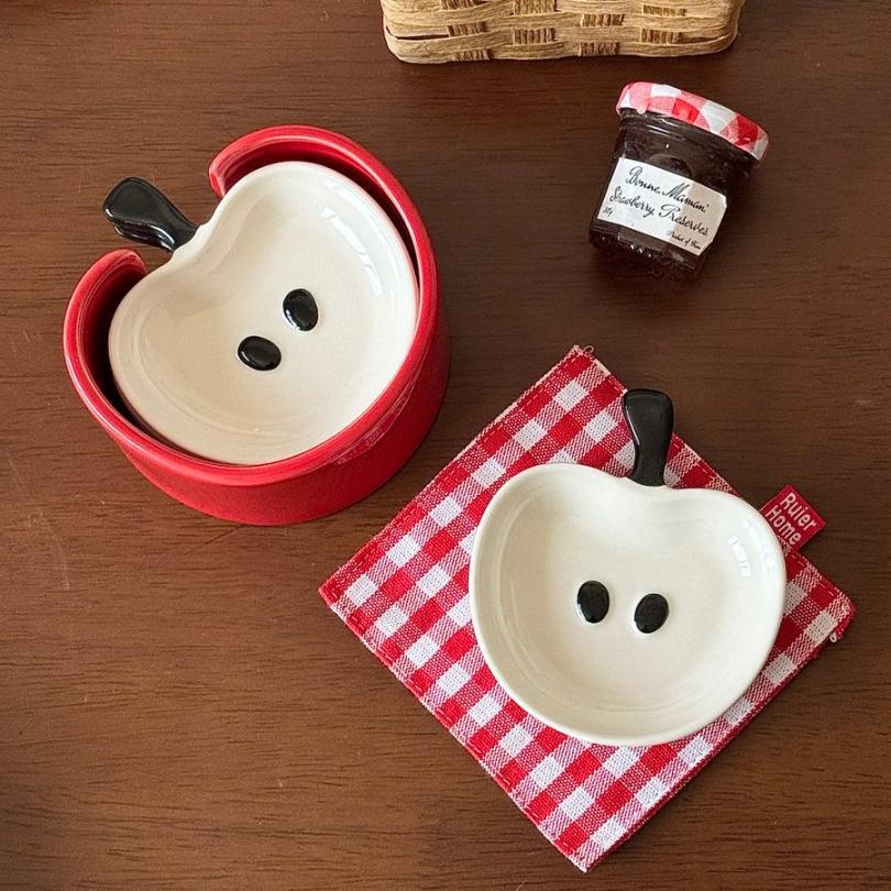 Keramik Saucen-Set «Apfel»