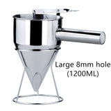 Farbe: Silber Groß 8mm Loch 1200ML