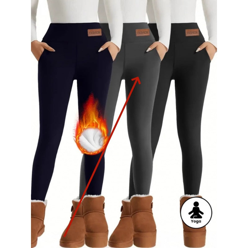 Warme Fleece-Leggings