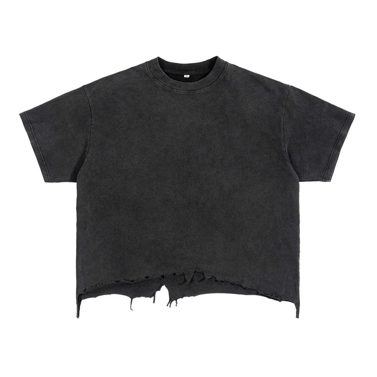 Herren Abgenutztes Box Fit Kurzarm T-Shirt