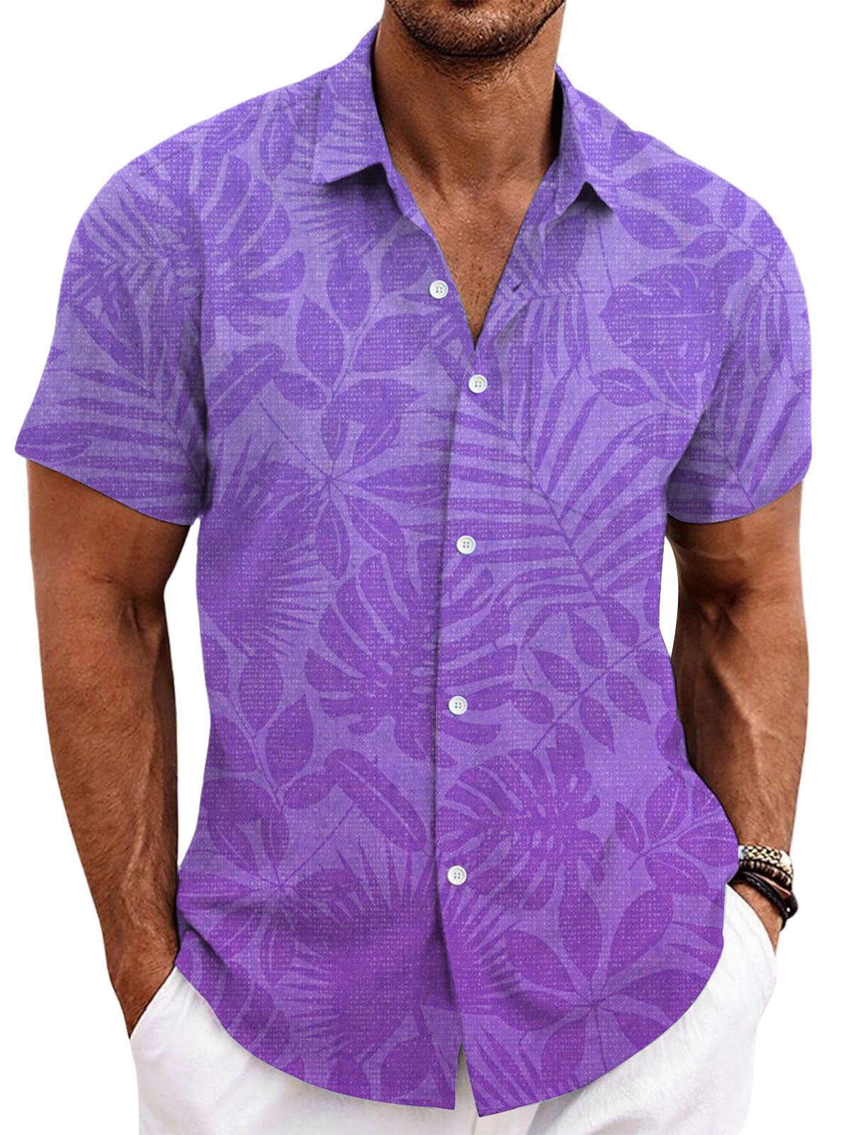 Kurzarm-Cardigan für Herren – Bild 9 | LuxeStyle