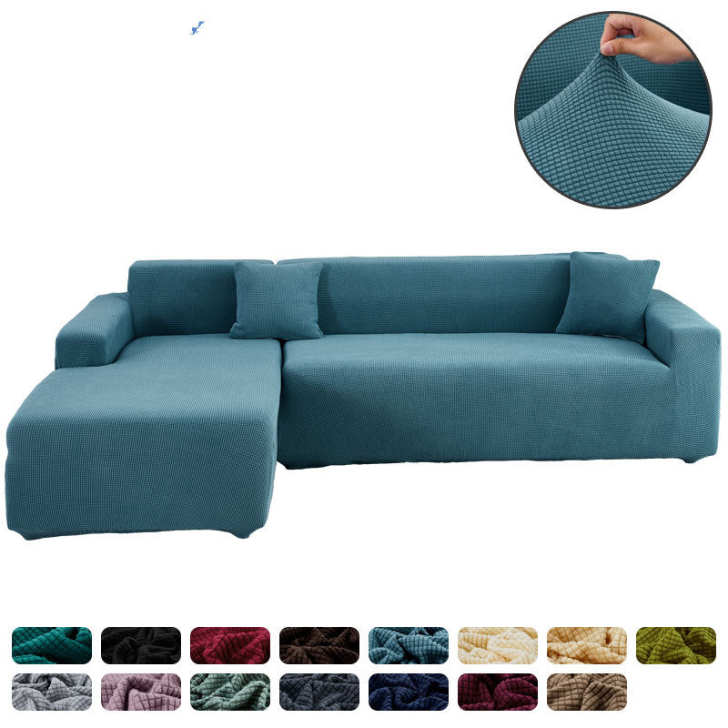 Elastischer Schonbezug für modulare Sofas