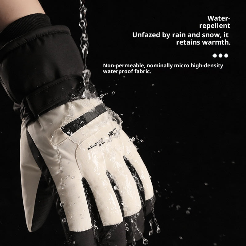 Winter Fleece-gefütterte Ski-Handschuhe