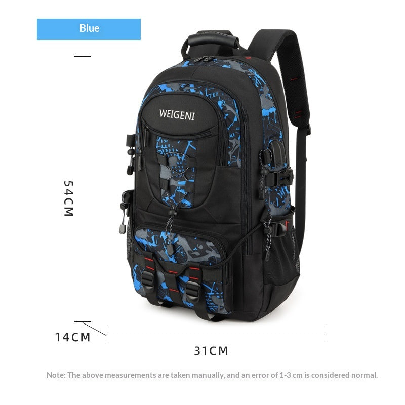 Grosser Outdoor-Rucksack für Herren mit USB