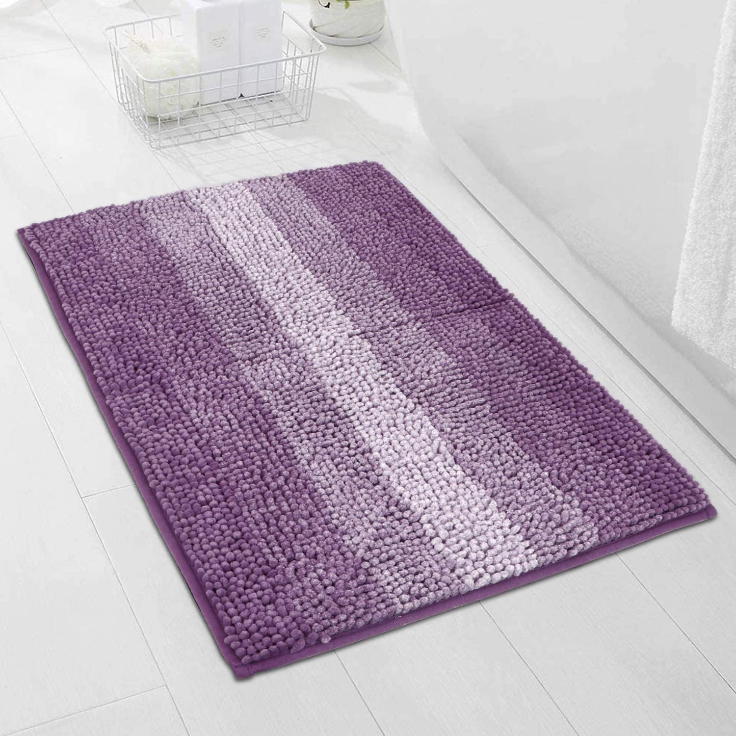 Badezimmer-Eingangsteppich mit Farbverlauf