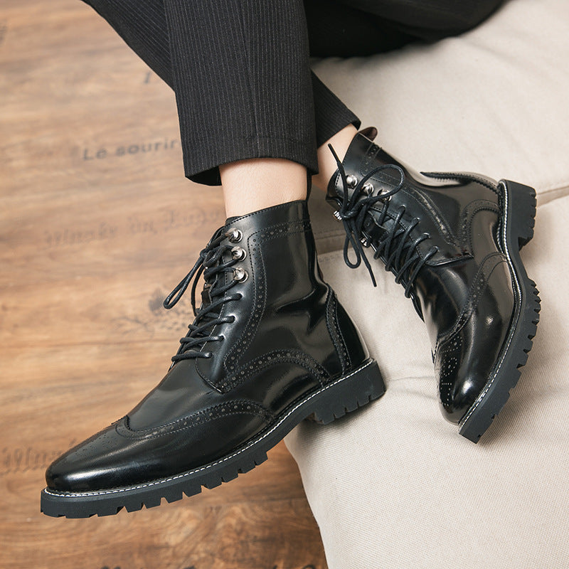 Mid-Calf Martin Boots