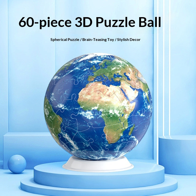 3D-Kugel-Puzzle Weihnachtsanhänger – 60 Teile – Bild 7 | LuxeStyle